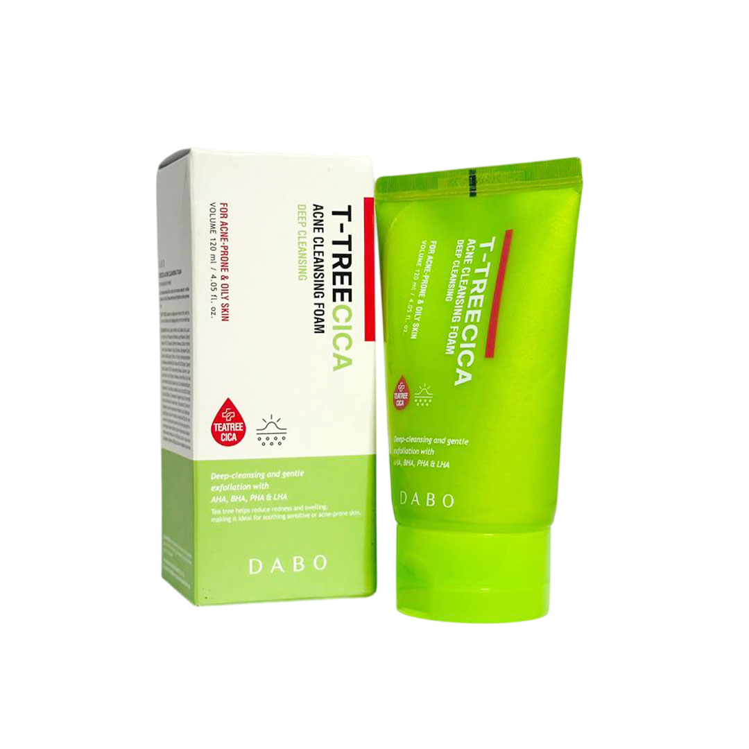 DABO T-Tree Cica Acne Cleansing Foam 120ml